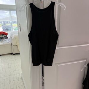 Lucky in Love Black Tank Top